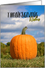 Happy Thanksgiving For Anyone Pumpkin card
