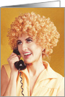 Hello It’s Been a While 70’s Woman Humor card