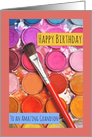 Happy Birthday Grandson Watercolor Paints card