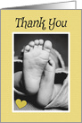 Thank You for the Baby Gift Yellow Gender Neutral card