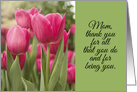 Happy Mother’s Day Pretty Tulips card