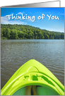 Thinking of You Summer Camp Kayak card