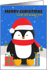 Merry Christmas Best Mommy Penguin in the Snow card