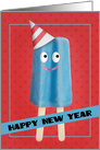 Happy New Year For Anyone Ice Pop Humor card