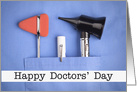 Happy Doctors’ Day Medical Devices in Scrub Pocket card