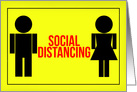 Social Distancing Coronavirus I Miss Hanging Out With You card