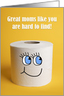 Happy Birthday Mom Toilet Paper Coronavirus Humor card