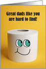 Happy Birthday Dad Toilet Paper Coronavirus Humor card