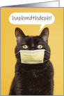 Happy Mother’s Day Cat Talking Through Face Mask Coronavirus Humor card