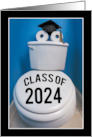 Congratulations Graduate 2024 Toilet Graduate Crappy Year Humor card