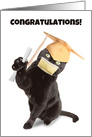 Congratulations Graduate Face Mask Social Distancing Coronavirus Humor card
