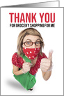 Thank You Grocery Shopping Coronavirus Pandemic Humor card