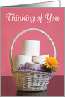 Thinking of You Toilet Paper Basket Coronavirus Humor card