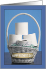 Happy Father’s Day Toilet Paper Basket Coronavirus Humor card