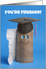 Congratulations Graduate Empty Toilet Paper Roll Humor card