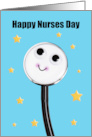 Happy Nurses Day Cute Stethoscope With Stars card