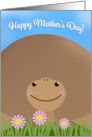 Happy Mother’s Day Cute Tortoise With Flowers card