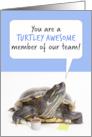 Happy Administrative Professionals Day Cute Office Turtle Humor card