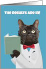 Happy Mother’s Day Mom Cute Cat in Lab Coat Humor card
