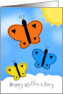 Happy Mother’s Day Illustrated Butterflies card