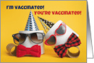 We’re Covid Vaccinated Lets Get Together Toilet Paper Humor card