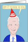 Happy 70th Birthday Funny Forgetful President Humor card