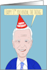 Happy 37th Birthday Funny Forgetful President Humor card