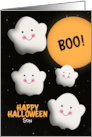 Son Happy Halloween Happy Ghosts in Full Moon card