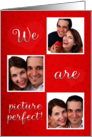 Happy Valentines Day Couple Picture Perfect Your Photos Here Frames card