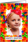 Happy Easter Jelly Bean Frame Any Picture Here card