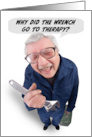Happy Fathers Day Funny Guy Telling Dad Joke Humor card