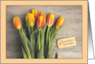 Happy Grandparents Day Grandma Grandpa Tulips Flower Bunch card