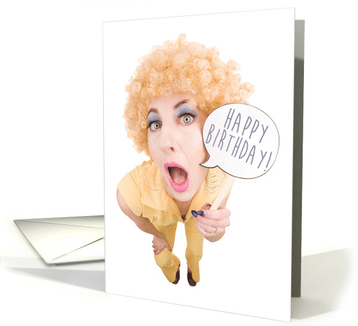 Groovy Disco Queen Wishing a Happy Birthday card (1518994)