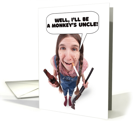 Funny Redneck Woman Birthday Greeting card (1519420)