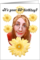 It’s Your 60th Birthday Far Out Hippie card