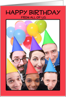 Happy Birthday From All of Us card