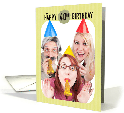 Happy 40th Birthday card (1520346)