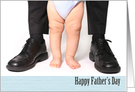 Happy Father’s Day Baby Feet card