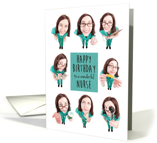 Happy Birthday to a Wonderful Nurse card (1521326)