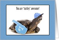 Turtley Awesome Father’s Day card
