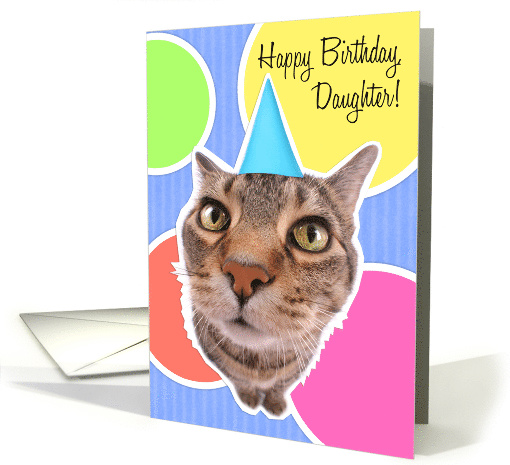Happy Birthday Daughter Cute Kitty Cat card (1522398)