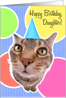 Happy Birthday Daughter Cute Kitty Cat card