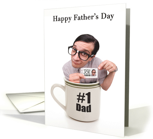 Happy Father's Day Cup of Joe Humor card (1524474)