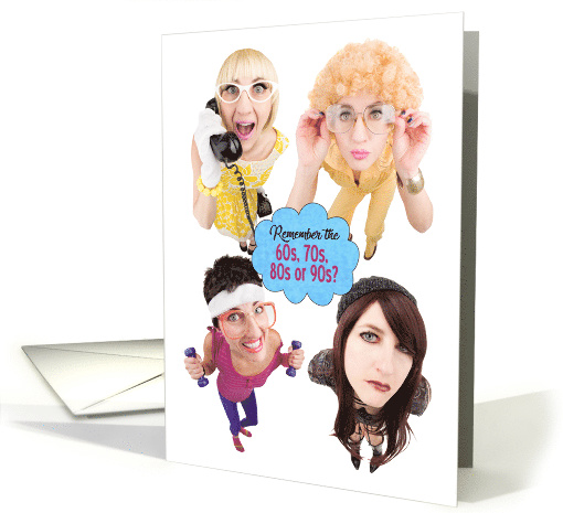Happy Birthday You Might Be Old Humor card (1524898)