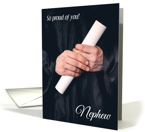 So Proud of You Nephew Graduation card (1525024)