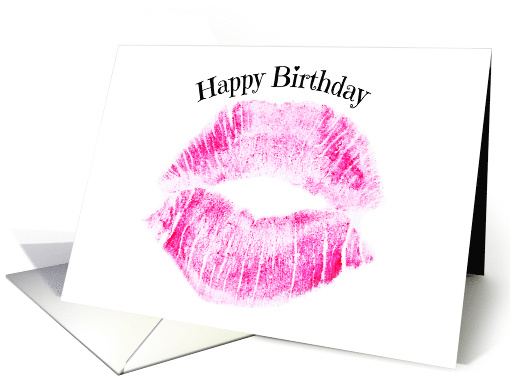 Happy Birthday Big Kiss card (1525040)