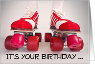 Happy Birthday Roll With It card
