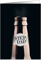 Happy Father’s Day For Step Dad Beer Humor card