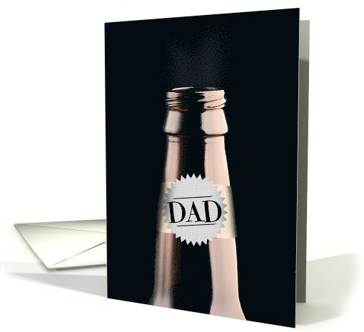 Happy Birthday Dad Beer Humor card (1528394)