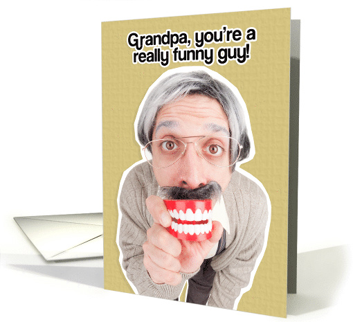 Happy Grandparents Day to Grandpa a Funny Guy Humor card (1530082)